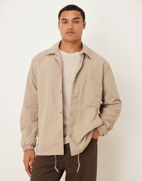 Selected - Coachjack in crème - view 1