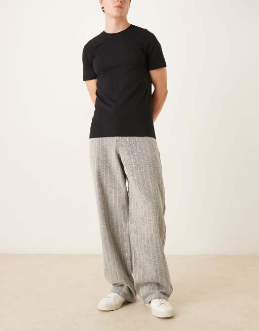Selected - Confezione da 5 T-shirt bianche e nere vestibilità classica, 3 di 5