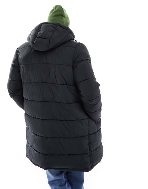 Selected – Cooper – Czarna długa kurtka ocieplana , 4 z 4