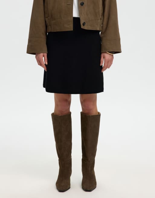 Selected – Czarna spódnica mini, 2 z 5
