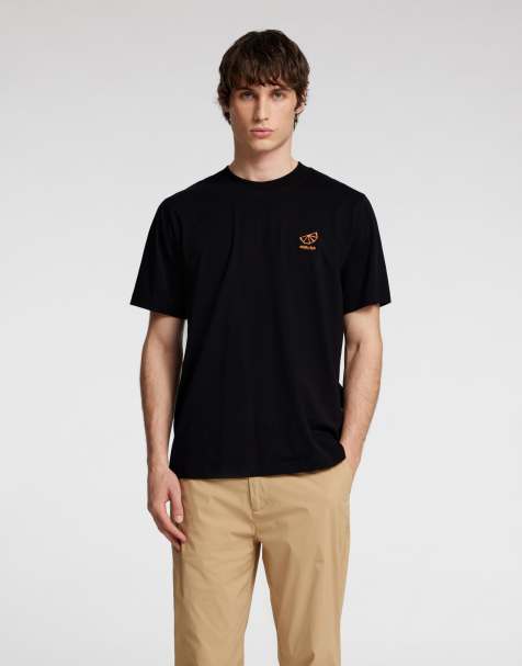 Selected T-shirt in black 
