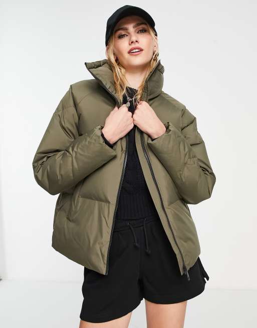 Selected – Daisy – Steppjacke in Khaki