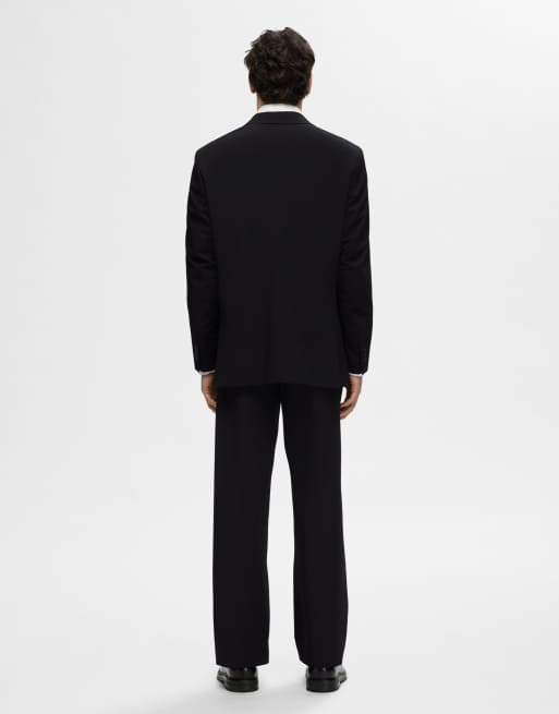 Selected Double-breasted blazer in black, 2 of 5