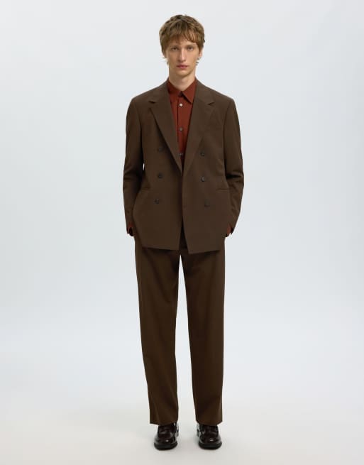 Selected Double-breasted blazer in demitasse, 5 of 6