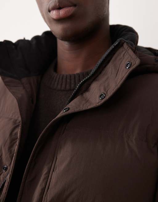 Selected - Doudoune en nylon - Marron, 5 de 5