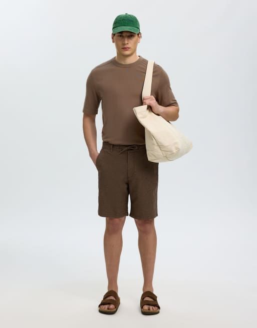 Selected – Dzianinowy top w kolorze czekoladowym, 3 z 5