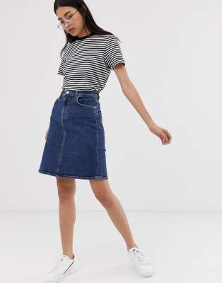denim skirt asos