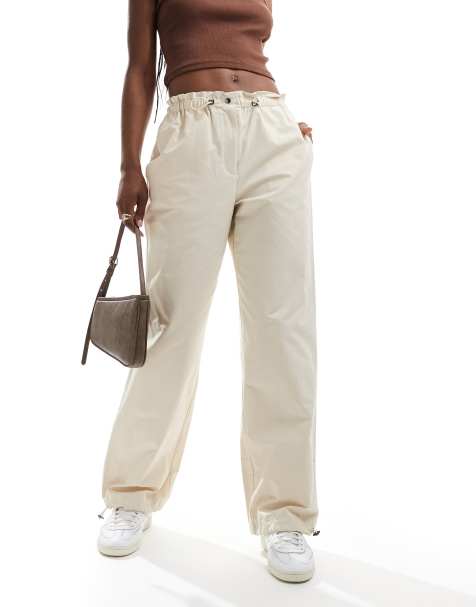 Selected Femme – Beige byxor i oversize - view 1