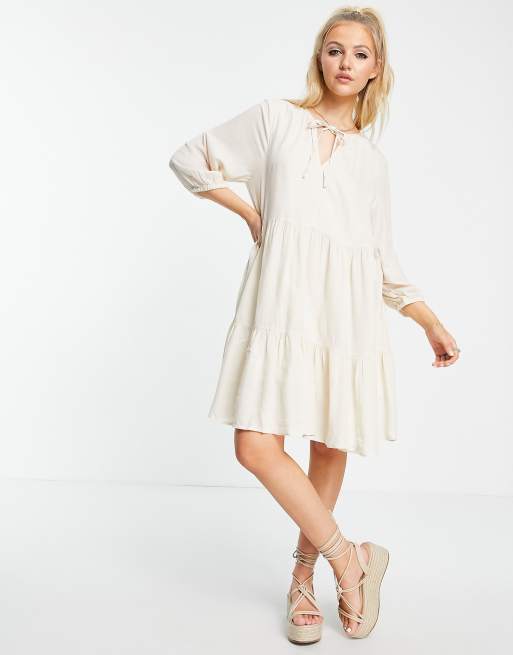 Selected Femme – Beige miniklänning, 4 av 4