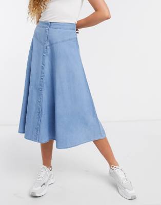 midi skater skirt