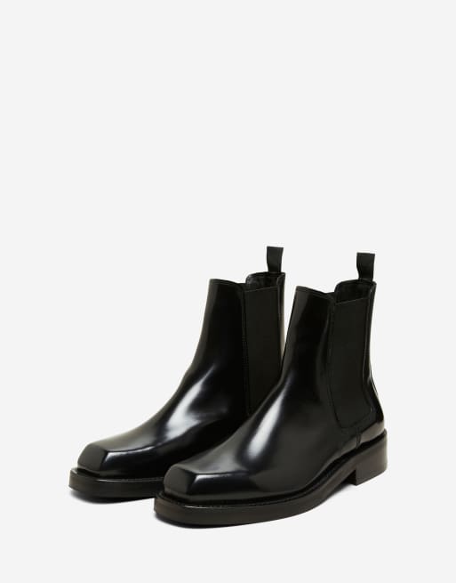 Selected Femme chealsea boot in black ASOS