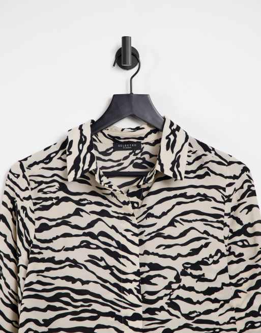 Chemise femme best sale imprimé animal