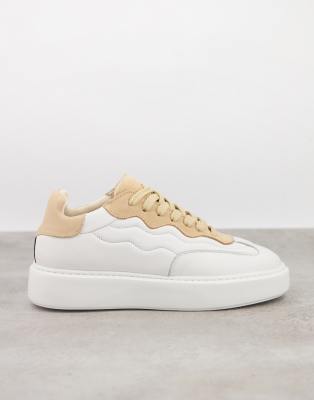 selected femme white trainers