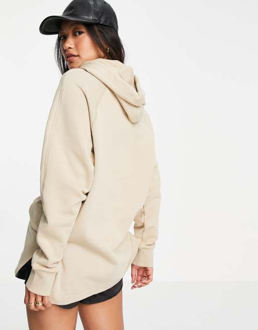 Hoodie beige femme new arrivals