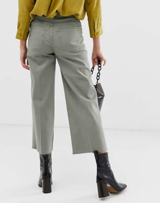 selected femme cropped jeans