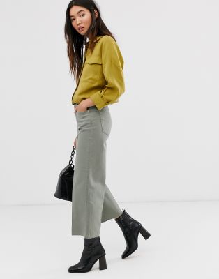 selected femme cropped jeans