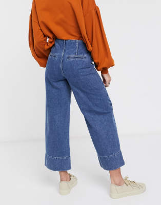 selected femme cropped jeans
