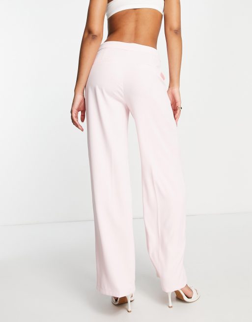 Selected Femme – Dopasowane lekkie spodnie z szerokimi nogawkami, 2 z 4