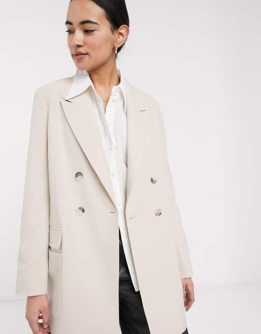 Blazer best sale creme femme