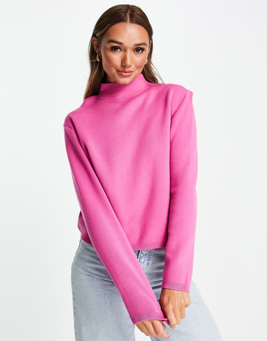 Selected Femme knit sweater in pink