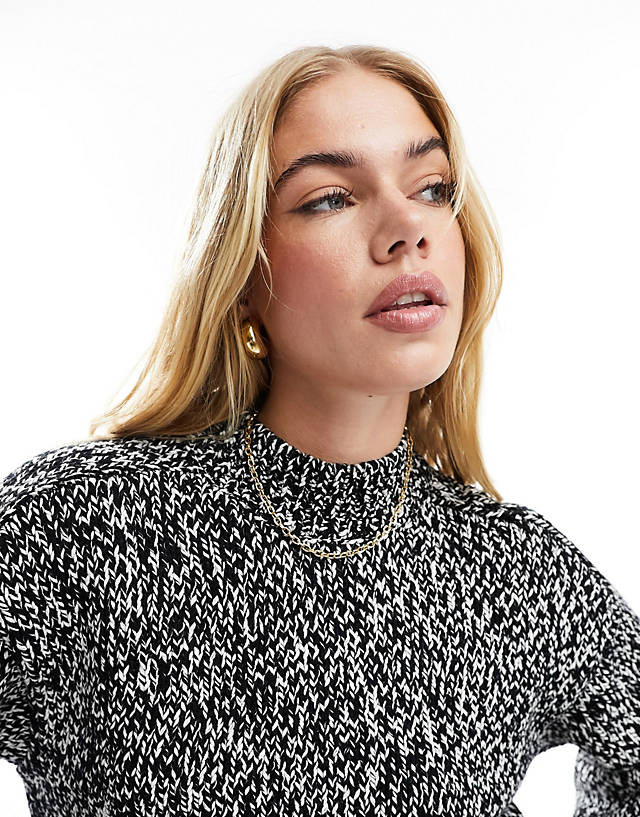 Selected - femme knitted jumper in mixed yarn
