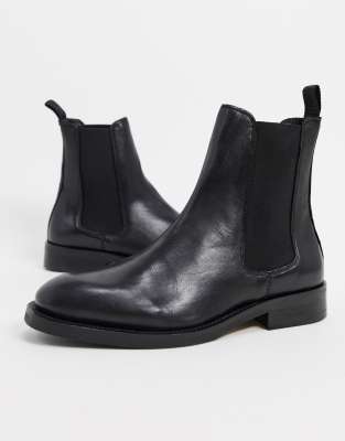 selected femme leather chelsea boots