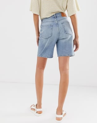 mum shorts denim