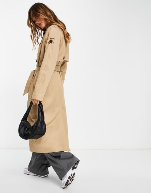 Trench femme beige discount long