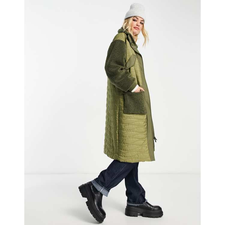 Manteau femme vert kaki hot sale