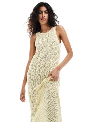 Selected Femme Maxi Crochet Dress