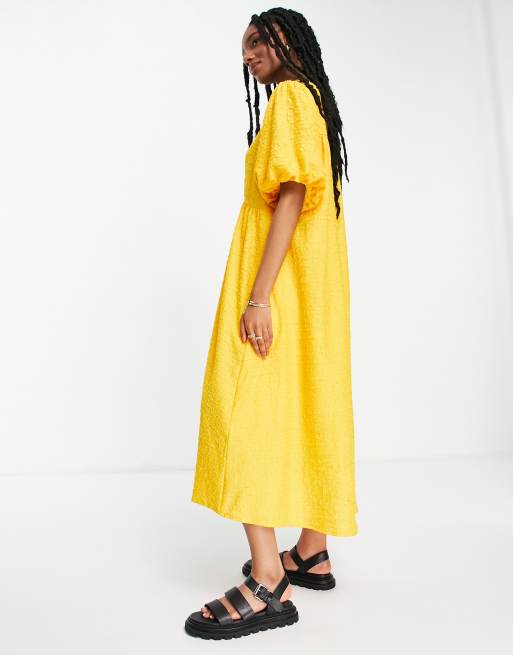 Selected femme yellow on sale dress