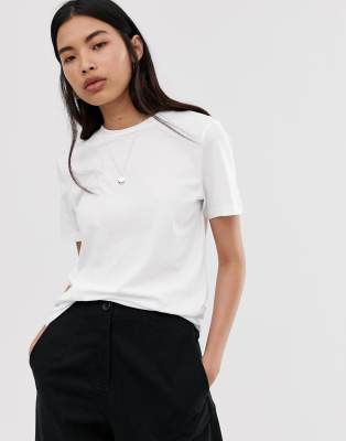 selected -  Femme – My Perfect Tee – T-Shirt in Weiß