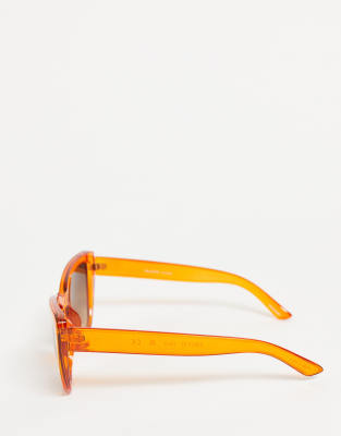 clear orange sunglasses