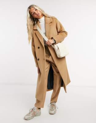 asos wool coat womens