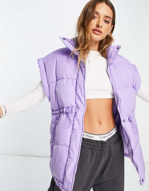 Gilet lilas femme new arrivals