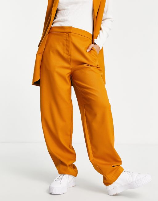 Pantalon femme outlet orange