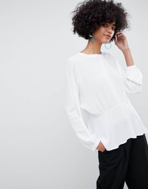 Selected Femme Peplum Blouse ASOS