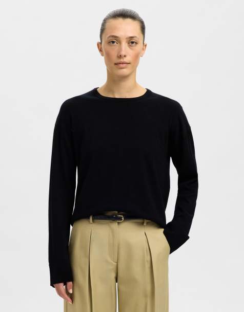 Selected Femme Pullover in black - view 1