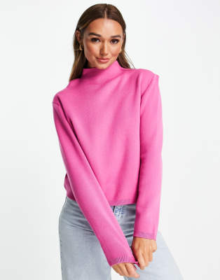 Selected Femme - trøje i pink ASOS