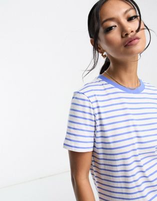 Selected Femme stripe t-shirt in blue
