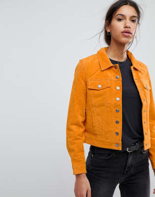 Selected Femme Suede Trucker Jacket | ASOS