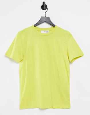 Selected Femme Maglietta Classica Girocollo In Cotone Biologico - Autunno