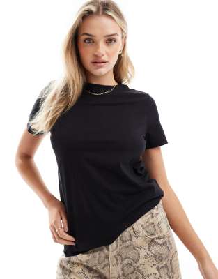 Selected Femme - T-Shirt in Schwarz