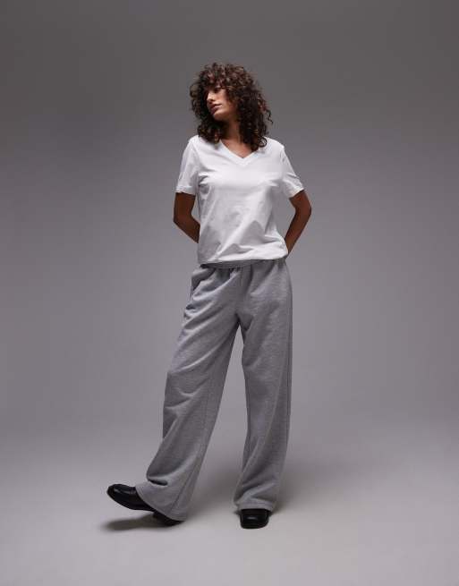 Selected Femme - T-shirt manches courtes à col en V - Blanc, 3 de 4