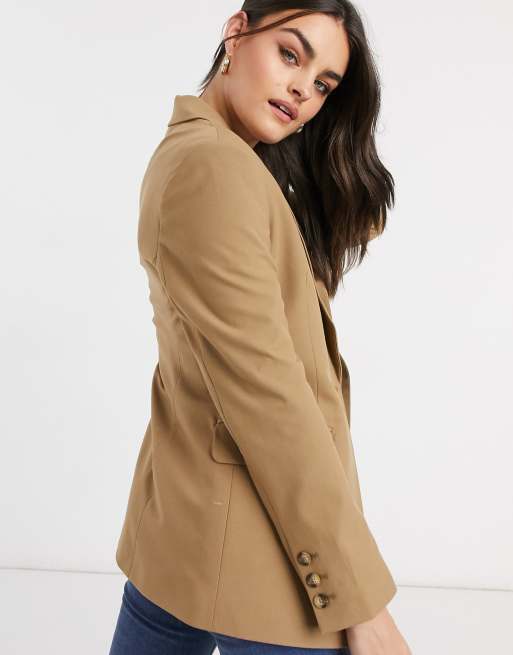 Blazer femme camel hot sale