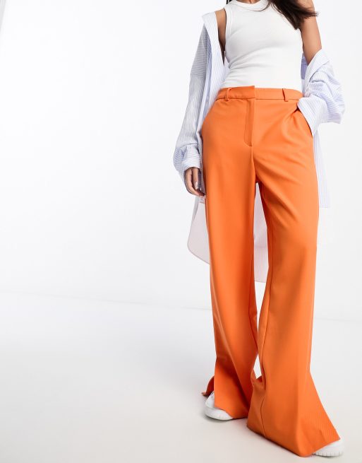 Bright orange cheap pants womens