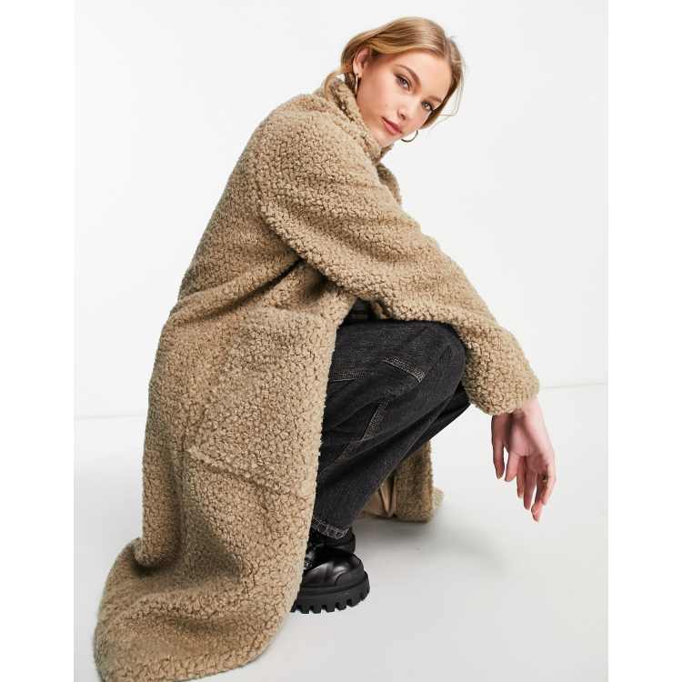 Selected femme 2024 teddy wrap coat