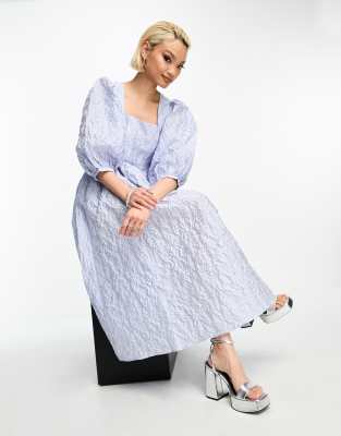 i*2様 Checked Jacquard Volume Sleeve Dres ZARA TEXTURED JACQUARD DRESS | eBay