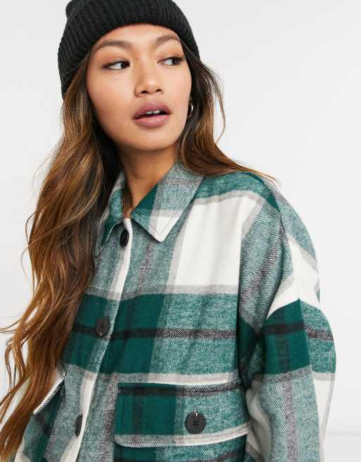 Chemise a best sale carreaux femme verte