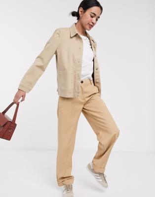 veste beige femme